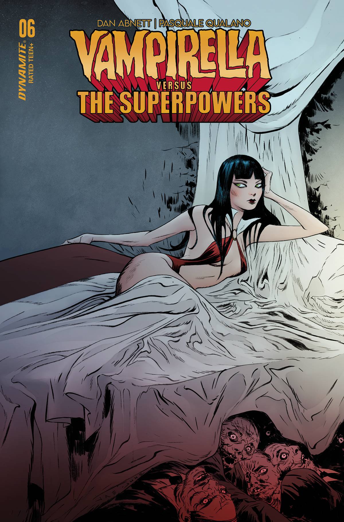 Dynamite Comic Books VAMPIRELLA VS SUPERPOWERS #6 CVR A LEE 72513033021506011 AUG230377