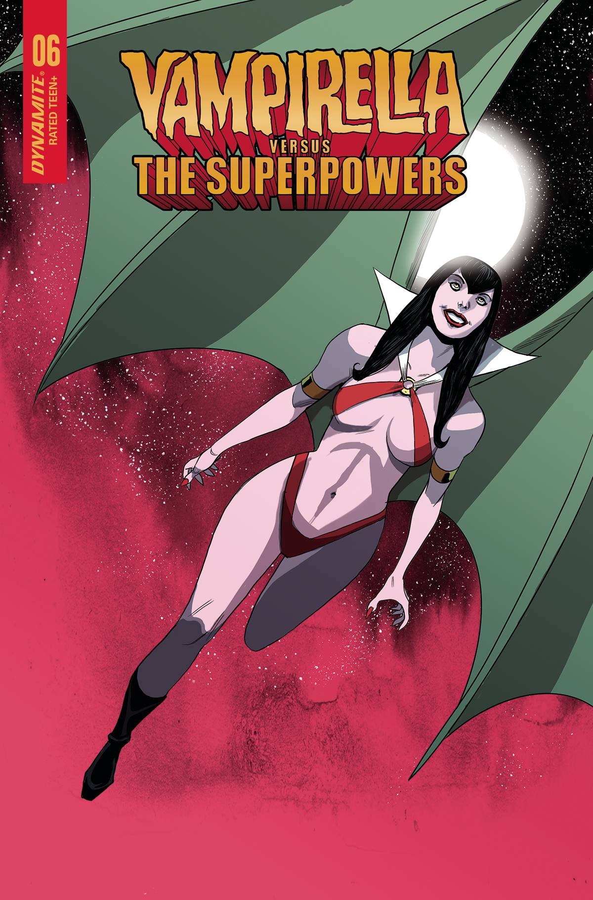 Dynamite Comic Books VAMPIRELLA VS SUPERPOWERS #6 CVR C MOSS 72513033021506031 AUG230379