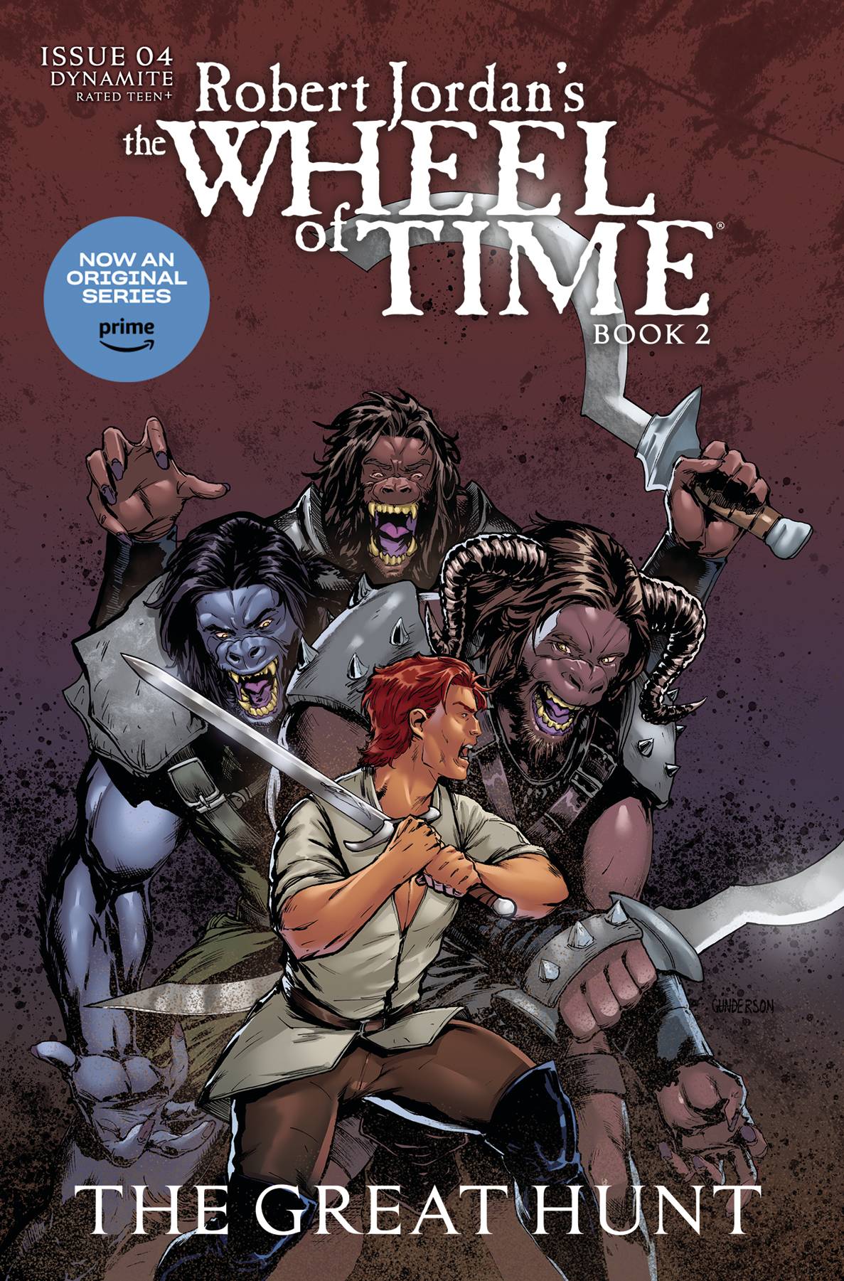 DYNAMITE Comic Books Wheel Of Time Great Hunt #4 Cvr B Gunderson 72513033602604021 DEC230403