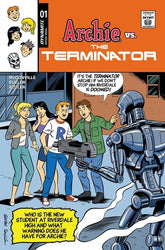 DYNAMITE Entertainment Comic Books ARCHIE VS THE TERMINATOR #1 CVR D BILL GALVAN VAR (Release Date: 10/07/2026) 72513036769301041 0826DE0698
