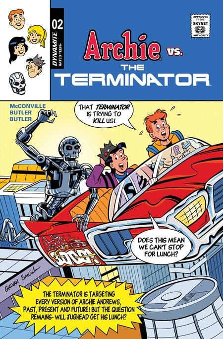 DYNAMITE Entertainment Comic Books ARCHIE VS THE TERMINATOR #2 CVR D BILL GALVAN VAR (Release Date: 11/04/2026) 72513036769302041 0926DE0635