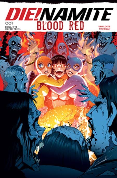 DYNAMITE Entertainment Comic Books DIE!NAMITE BLOOD RED #1 CVR B GODTAIL VAR 72513035985801021 0825DE0587