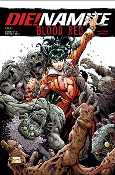 DYNAMITE Entertainment Comic Books DIE!NAMITE BLOOD RED #1 CVR D WILL ROBSON VAR 72513035985801041 0825DE0589