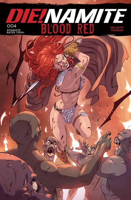 DYNAMITE Entertainment Comic Books DIENAMITE BLOOD RED #4 CVR C EMILIO PILLIU VAR 72513035985804031 1125DE0497