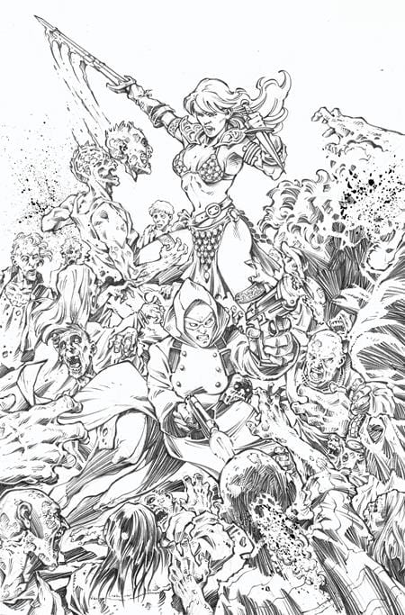 DYNAMITE Entertainment Comic Books DIENAMITE BLOOD RED #4 CVR D WILL ROBSON VAR 72513035985804041 1125DE0498