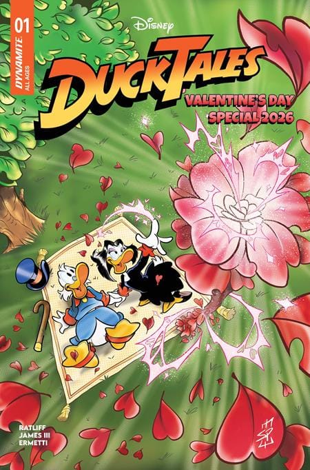 DYNAMITE Entertainment Comic Books DUCKTALES VALENTINES DAY SPECIAL 2026 #1 (ONE SHOT) CVR C STEFANO PORCU VAR 72513036285801031 1225DE0592