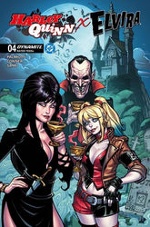 DYNAMITE Entertainment Comic Books HARLEY QUINN X ELVIRA #4 CVR B CHAD HARDIN VAR 72513035710604021 1125DE0539
