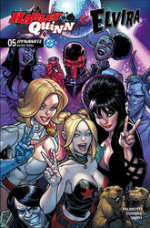 DYNAMITE Entertainment Comic Books HARLEY QUINN X ELVIRA #5 CVR B CHAD HARDIN VAR 72513035710605021 1225DE0610