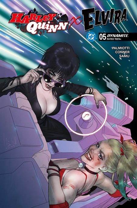 DYNAMITE Entertainment Comic Books HARLEY QUINN X ELVIRA #5 CVR D BEN CALDWELL VAR 72513035710605041 1225DE0612