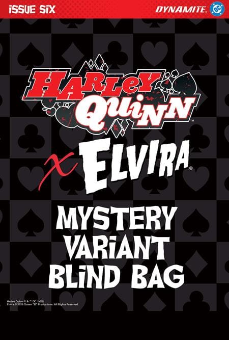 DYNAMITE Entertainment Comic Books HARLEY QUINN X ELVIRA #6 CVR E BLIND BAG VAR 72513035710606051 0126DE0637