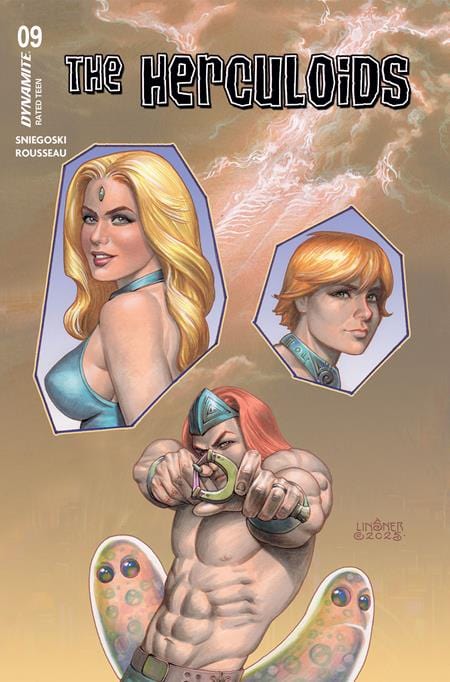 DYNAMITE Entertainment Comic Books HERCULOIDS #9 CVR B JOSEPH MICHEAL LINSNER VAR 72513035274309021 0825DE0658