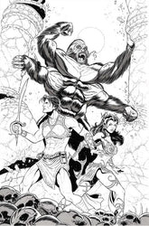 DYNAMITE Entertainment Comic Books > Incentives ALTERED STATES WARLORDS #2 CVR L INC 1:7 MARIANO BENITEZ CHAPO LINE ART VIRGIN VAR 72513036535402121 0526DE8432
