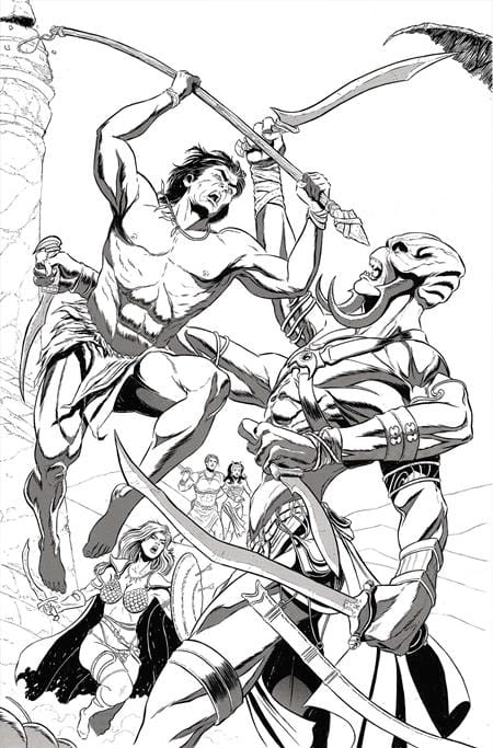 ALTERED STATES WARLORDS #3 CVR L INC 1:7 MARIANO BENITEZ CHAPO LINE ART VIRGIN VAR (Release Date: 08/19/2026)