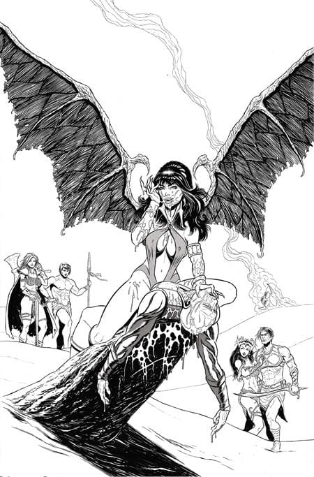 ALTERED STATES WARLORDS #4 CVR K INC 1:7 MARIANO BENITEZ CHAPO LINE ART VIRGIN VAR (Release Date: 10/07/2026)