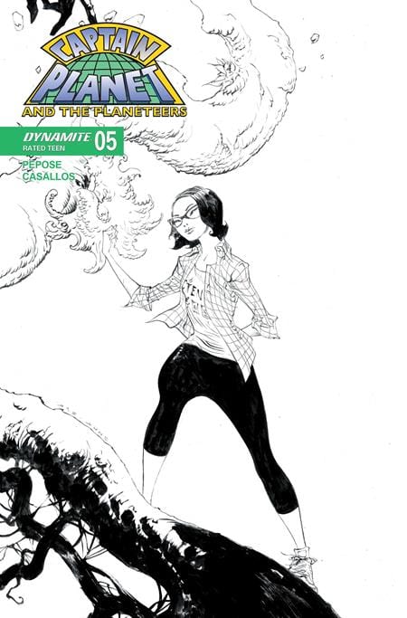 DYNAMITE Entertainment Comic Books > Incentives CAPTAIN PLANET #5 CVR G INC 1:10 JAE LEE LINE ART VAR 72513035474705071 0725DE1661