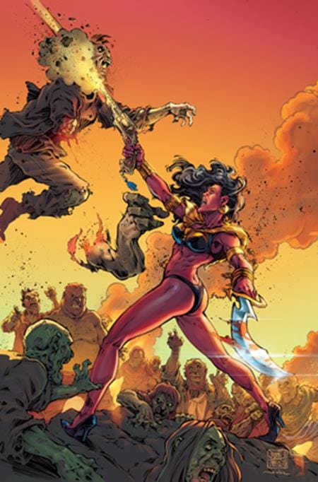 DYNAMITE Entertainment Comic Books > Incentives DIE!NAMITE BLOOD RED #2 CVR G INC 1:15 ROBERTO MELI VIRGIN VAR 72513035985802071 0925DE0538