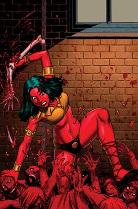 DYNAMITE Entertainment Comic Books > Incentives DIE!NAMITE BLOOD RED #2 CVR H INC 1:15 EJ SU VIRGIN VAR 72513035985802081 0925DE0539