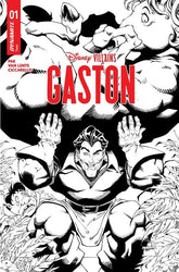 DYNAMITE Entertainment Comic Books > Incentives DISNEY VILLAINS GASTON #1 CVR I INC 1:15 WILL ROBSON LINE ART VAR 72513035801101091 0126DE0605