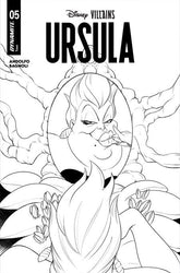 DYNAMITE Entertainment Comic Books > Incentives DISNEY VILLAINS URSULA #5 CVR G INC 1:10 ROBERT QUINN LINE ART VAR 72513036284105071 0426DE0648