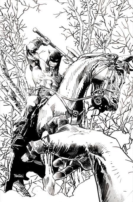 FIRE AND ICE DARKWOLF #4 CVR O INC 1:10 DAN PANOSIAN LINE ART VIRGIN VAR (Release Date: 10/14/2026)