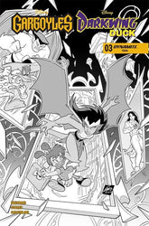 DYNAMITE Entertainment Comic Books > Incentives GARGOYLES DARKWING DUCK #3 CVR E INC 1:10 CIRO CANGIALOSI LINE ART VAR 72513036250603051 0126DE0627