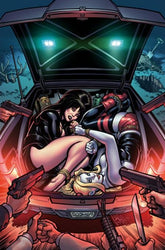 DYNAMITE Entertainment Comic Books > Incentives HARLEY QUINN X ELVIRA #2 CVR R INC 1:25 CHAD HARDIN VIRGIN VAR 72513035710602181 0925DE0583