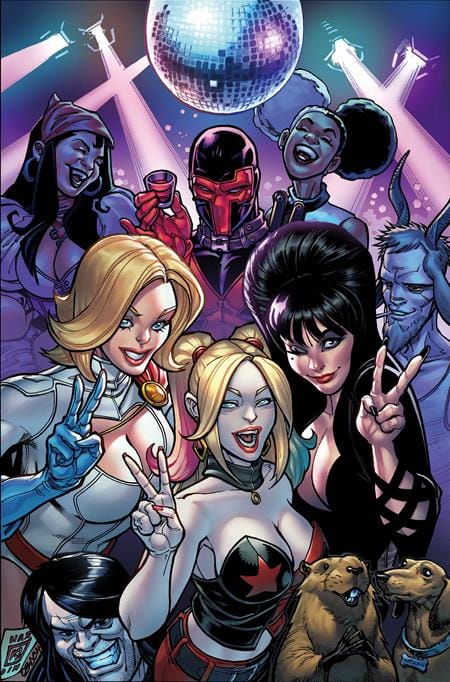 DYNAMITE Entertainment Comic Books > Incentives HARLEY QUINN X ELVIRA #5 CVR K INC 1:15 CHAD HARDIN VIRGIN VAR 72513035710605111 1225DE0619
