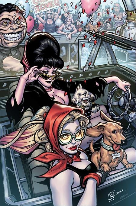 DYNAMITE Entertainment Comic Books > Incentives HARLEY QUINN X ELVIRA #6 CVR K INC 1:15 CHAD HARDIN VIRGIN VAR 72513035710606111 0126DE0643