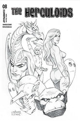 DYNAMITE Entertainment Comic Books > Incentives HERCULOIDS #8 CVR E INC 1:10 JOSEPH MICHAEL LINSNER LINE ART VAR 72513035274308051 0725DE1243