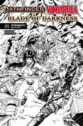 DYNAMITE Entertainment Comic Books > Incentives PATHFINDER VAMPIRELLA BLADE OF DARKNESS #1 CVR H INC 1:10 STEVEN CUMMINGS LINE ART VAR (Release Date: 10/28/2026) 72513036738901081 0826DE0791