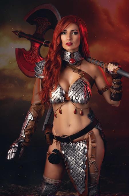 RED SONJA BARBARELLA #1 CVR M INC 1:10 COSPLAY IVY RED SONJA VIRGIN VAR (Release Date: 11/04/2026)