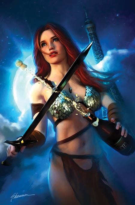 DYNAMITE Entertainment Comic Books > Incentives RED SONJA NEW YEARS SPECIAL 2025 #1 (ONE SHOT) CVR G INC 1:15 SHANNON MAER VIRGIN VAR 72513036195001071 1025DE0616