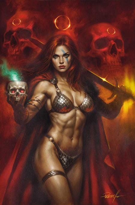 DYNAMITE Entertainment Comic Books > Incentives RED SONJA SHE DEVIL WITH A SWORD #6 CVR J INC 1:15 LUCIO PARRILLO VIRGIN VAR (Release Date: 10/07/2026) 72513036484506101 0826DE0803