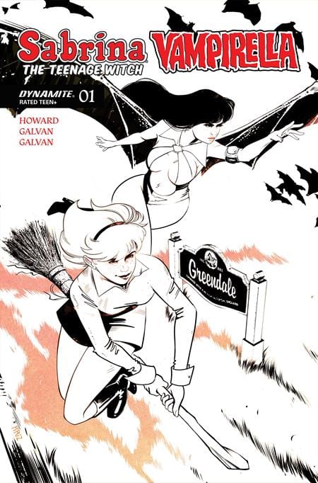 SABRINA THE TEENAGE WITCH VAMPIRELLA #1 CVR P INC 1:15 SEBASTIN PIRIZ LINE ART VAR (Release Date: 12/02/2026)