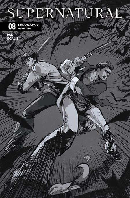 SUPERNATURAL #8 CVR G INC 1:10 DAVID COUSENS LINE ART VAR