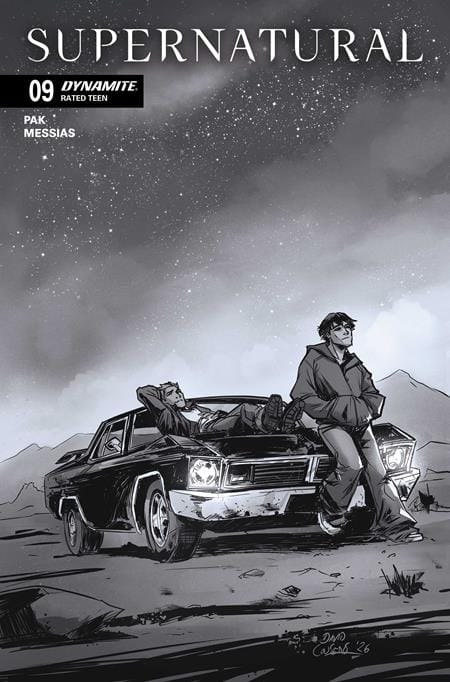 SUPERNATURAL #9 CVR G INC 1:10 DAVID COUSENS LINE ART VAR