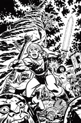 DYNAMITE Entertainment Comic Books > Incentives THUNDARR THE BARBARIAN #1 CVR P INC 1:30 MICHAEL CHO LINE ART VIRGIN VAR 72513036251301161 1125DE0635