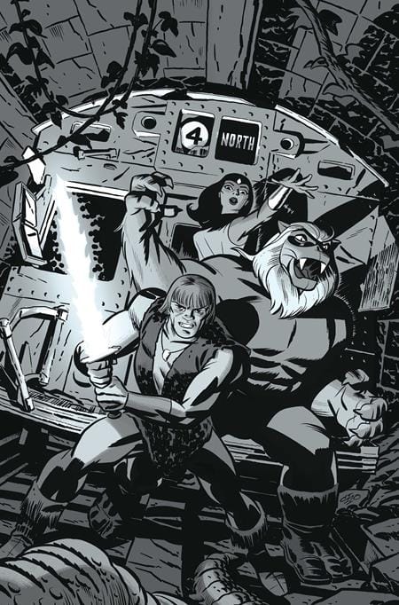 DYNAMITE Entertainment Comic Books > Incentives THUNDARR THE BARBARIAN #2 CVR H INC 1:15 MICHAEL CHO LINE ART VIRGIN VAR 72513036251302081 1225DE0697