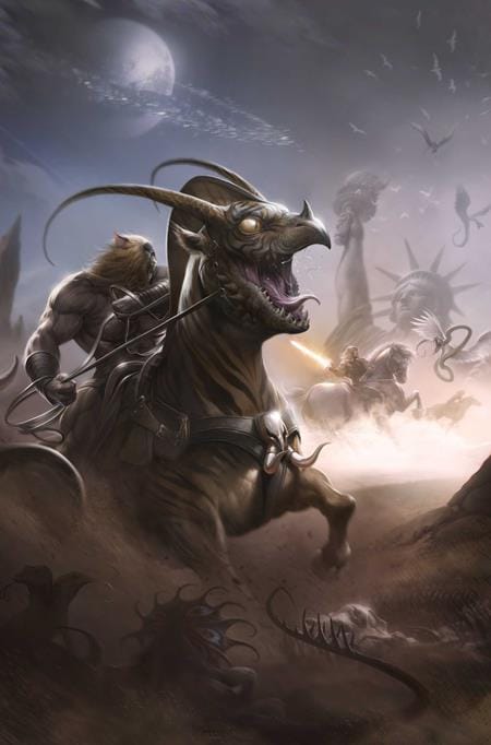 DYNAMITE Entertainment Comic Books > Incentives THUNDARR THE BARBARIAN #3 CVR J INC 1:25 FRANCESCO MATTINA VIRGIN VAR 72513036251303101 0126DE0687