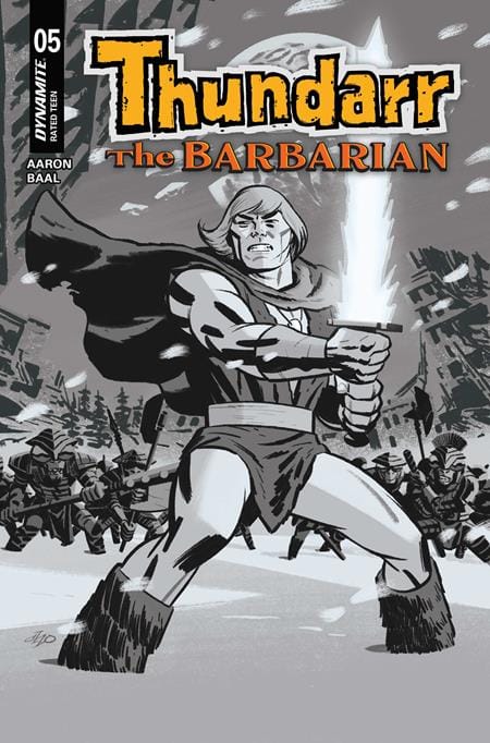 DYNAMITE Entertainment Comic Books > Incentives THUNDARR THE BARBARIAN #5 CVR F INC 1:10 MICHAEL CHO LINE ART VAR 72513036251305061 0326DE0705