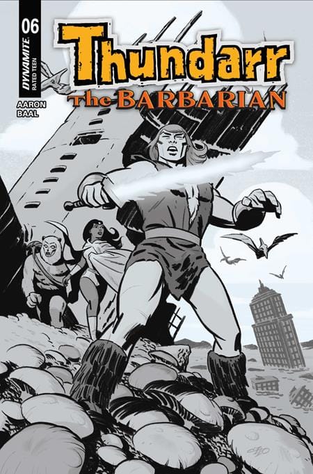 DYNAMITE Entertainment Comic Books > Incentives THUNDARR THE BARBARIAN #6 CVR F INC 1:10 MICHAEL CHO LINE ART VAR 72513036251306061 0426DE0722
