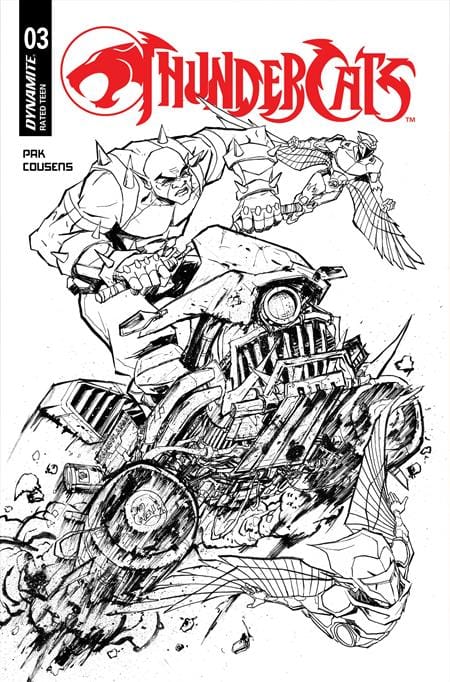 THUNDERCATS (2026) #3 CVR I INC 1:20 DAVID COUSENS LINE ART VAR (Release Date: 12/02/2026)