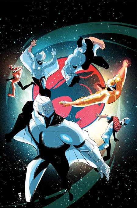THUNDERCATS X SILVERHAWKS #5 CVR H INC 1:10 GEORGE KAMBADAIS VIRGIN VAR (Release Date: 08/12/2026)