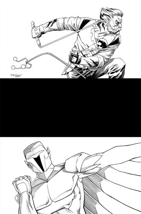 THUNDERCATS X SILVERHAWKS #5 CVR M INC 1:7 DECLAN SHALVEY LINE ART VIRGIN VAR (Release Date: 08/12/2026)