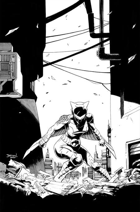 DYNAMITE Entertainment Comic Books > Incentives THUNDERCATS X SILVERHAWKS THUNDERHAWKS #1 CVR L INC 1:25 DECLAN SHALVEY LINE ART VIRGIN VAR 72513036405001121 0226DE0759