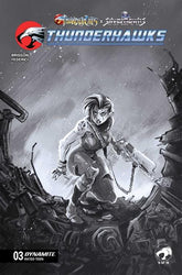 DYNAMITE Entertainment Comic Books > Incentives THUNDERCATS X SILVERHAWKS THUNDERHAWKS #3 CVR G INC 1:10 ALESSENDRO RANALDI LINE ART VAR 72513036405003071 0426DE0749