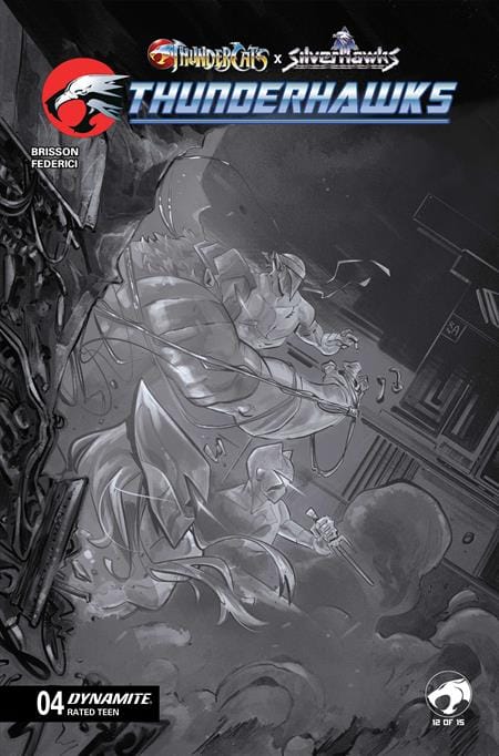 DYNAMITE Entertainment Comic Books > Incentives THUNDERCATS X SILVERHAWKS THUNDERHAWKS #4 CVR G INC 1:10 ALESSANDRO RANALDI VIRGIN VAR 72513036405004071 0526DE0840