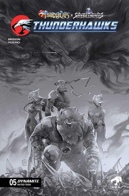 DYNAMITE Entertainment Comic Books > Incentives THUNDERCATS X SILVERHAWKS THUNDERHAWKS #5 CVR G INC 1:10 ALESSANDRO RANALDI LINE ART VAR (Release Date: 08/26/2026) 72513036405005071 0626DE0802