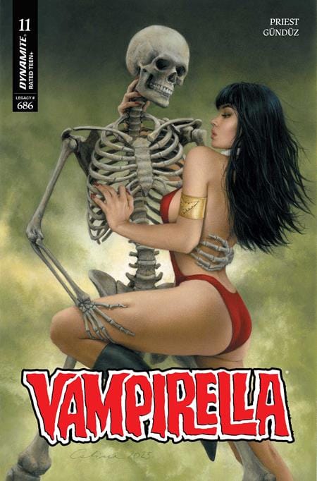 DYNAMITE Entertainment Comic Books > Incentives VAMPIRELLA #11 CVR F INC 1:10 CELINA VAR 72513035358011061 1225DE0739