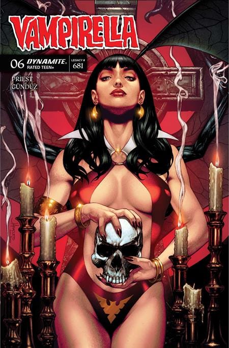 DYNAMITE Entertainment Comic Books > Incentives VAMPIRELLA (2025) #6 CVR H INC 1:10 JAY ANACLETO ORIGINAL VAR 72513035358006081 0925DE8096